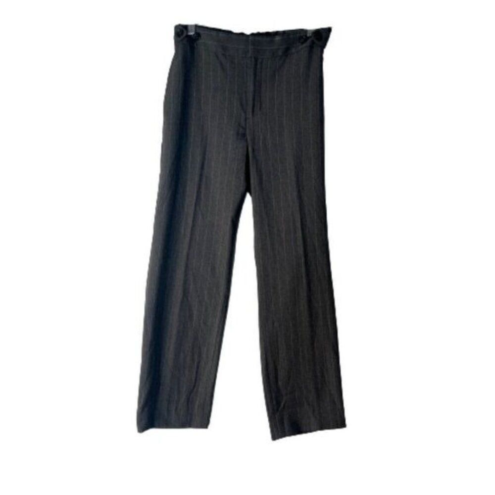 Banana Republic Pinstripe Pants Gray Size 0